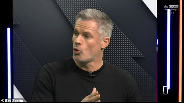 Carragher said that 'when Liverpool concede a goal or have a problem, he's [Konate] at the heart of it'