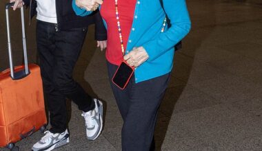 Ruby Wax arrived at London's Heathrow Airport on Sunday as she prepared to jet to Australia to appear on I'm A Celebrity Get Me Out Of Here!