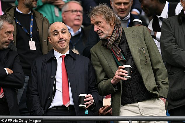 United chief executive Omar Berrada (left) has paid tribute to former MUDSA chair Chas Banks