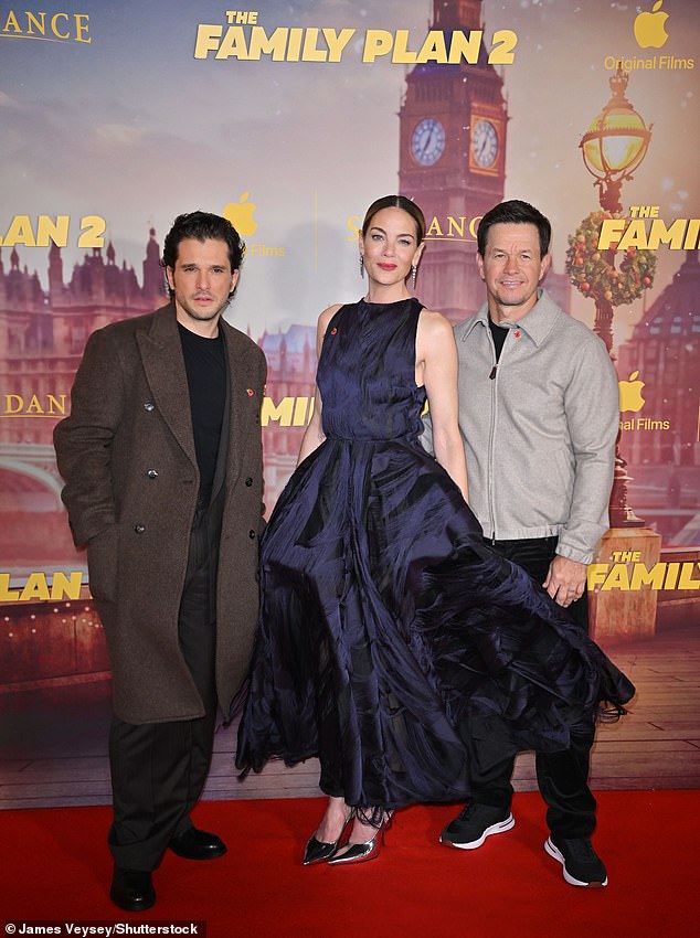 Kit Harrington, was also in attendance, with his role in the upcoming flick still to be revealed