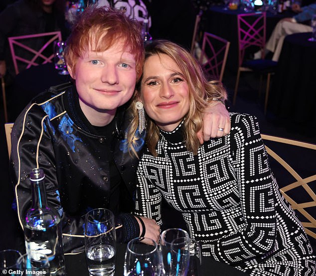 Ed Sheeran and his wife Cherry Seaborn at the 2022 Brit Awards. The couple have upset local residents in Suffolk after they submitted plans to convert two historic seaside cottages into a mega coastal home