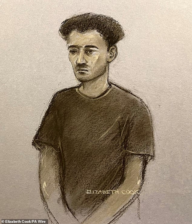 Syrian national Wadie Sharaf appearing at Bristol Magistrates' Court