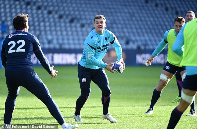 The winger will again take the field this weekend, however, winning his 50th Scotland cap