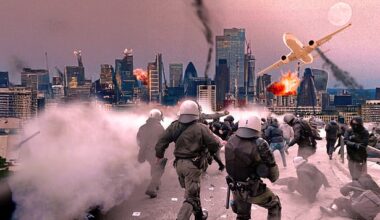 On day two of the blackout, police and the Armed Forces are ordered on to the streets in London, Manchester, Glasgow and other major cities in an attempt to control looting, which is rampant