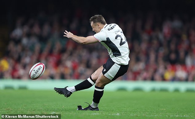 Evans’ kick was a stand-out because he only entered the field in the 79th minute, replacing Dan Edwards when all looked lost for Wales - and managed to secure a last-gasp victory