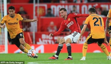 Man United would reportedly have to pay around 50million euros (£44million) for Joao Gomes