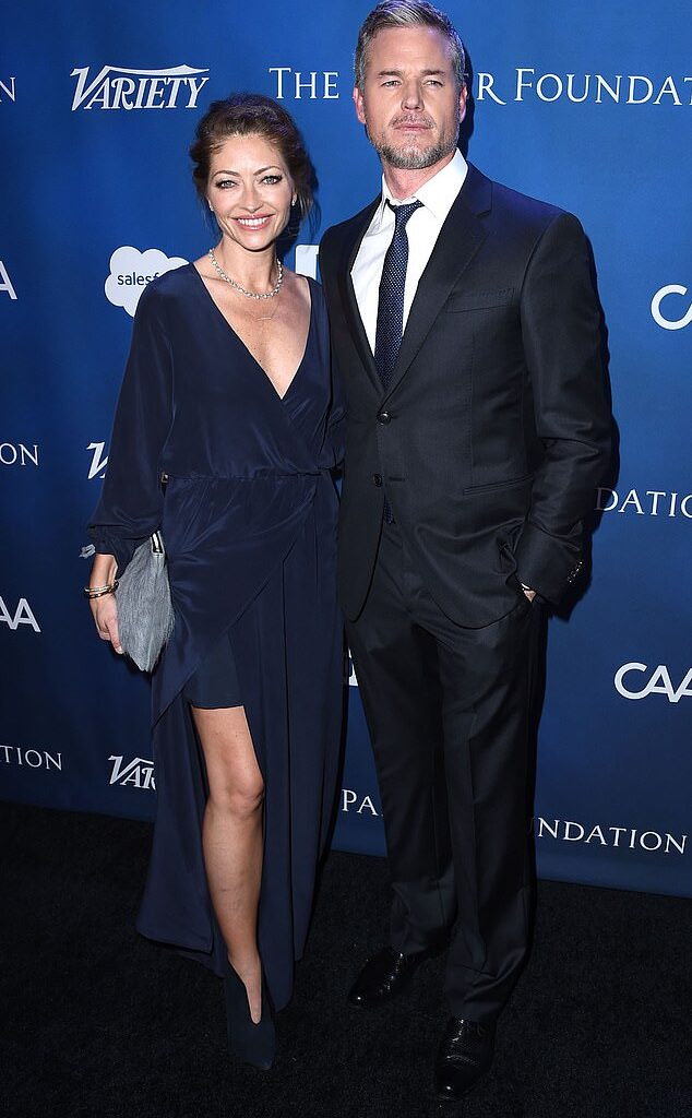 After eight years apart, Eric Dane ¿s estranged wife Rebecca Gayheart opened up about their separation and where their two young daughters are living during his health struggle.; (pictured 2016)