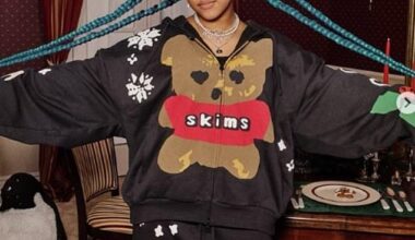 Kim Kardashian has put one of her four children to work for her $5B company SKIMS. The 45-year-old diva from Calabasas cast her mini-me daughter North West, 12, in her new holiday SKIMS ads; the collection will be released on November 20