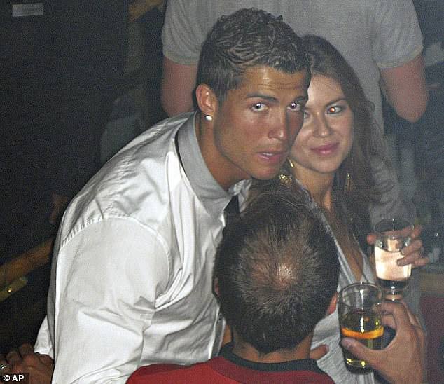 The footballer has not been seen publicly in the US since 2017 when rape allegations made by Kathryn Mayorga (the American woman pictured with Ronaldo in Las Vegas in 2009)