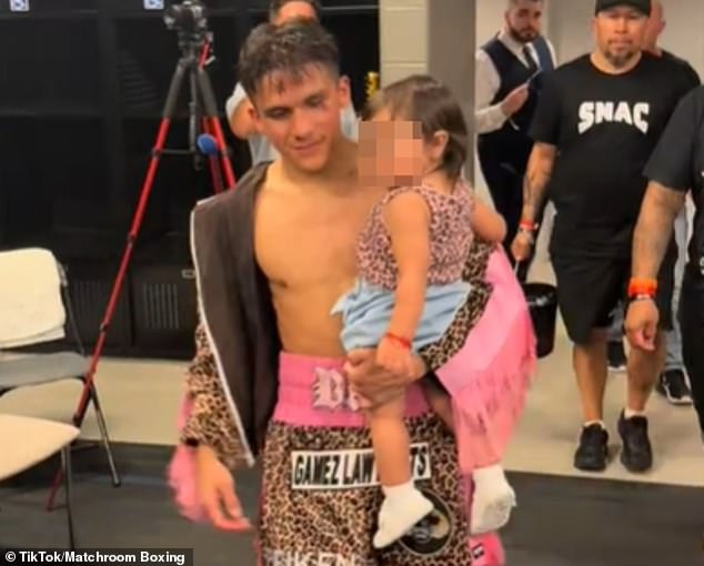 The super-flyweight - who fights Fernando Martinez on Saturday - already has a daughter, Mila