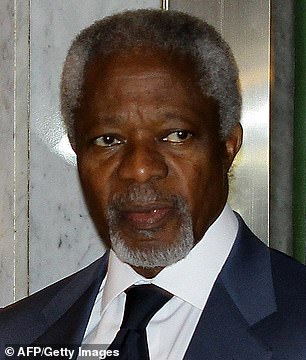 Annan pictured in 2012