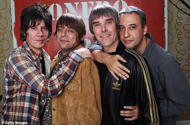 John Squire, Mani, Ian Brown and Reni of The Stone Roses (pictured L-R on October 2011)