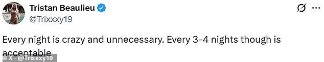 One commenter said that changing your pyjamas every night was 'crazy and unnecessary', opting instead to change them once every three to four nights