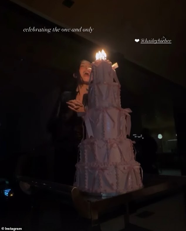 The exclusive Rhode bash is only the first of the birthday celebrations for Hailey, with her official 29th birthday taking place later this weekend on Saturday, November 22