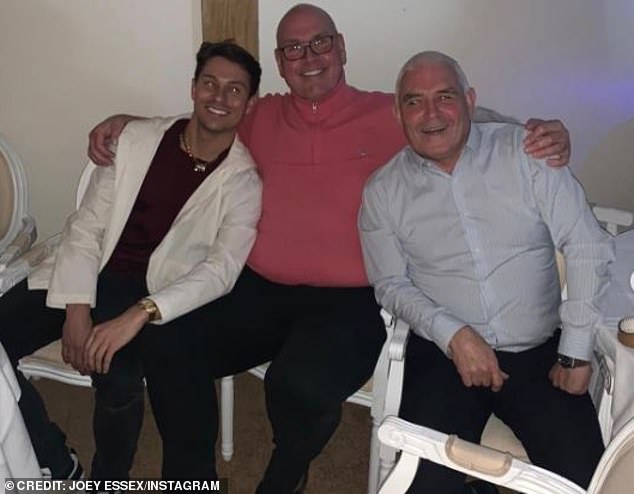 The devastated The Only Way I Essex star, 35, said he would love 'Big Greg' forever as he shared snaps of them together over the years