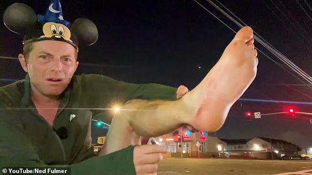 In a raw and grueling 14-hour journey, he pushed himself through pain and exhaustion, ultimately completing an astonishing 26.2 miles, the distance of a full marathon