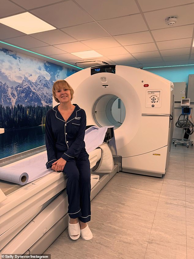 Sally Dynevor underwent a £1,495 private full body scan for ¿peace of mind¿ over the weekend.