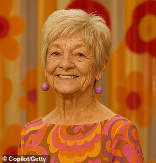 She's seen in one of the AI-generated photos