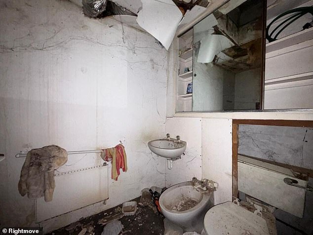The bathroom of the property, which features a bidet