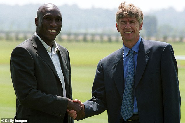 Campbell made the move from Tottenham to Arsene Wenger's Arsenal in the summer of 2001