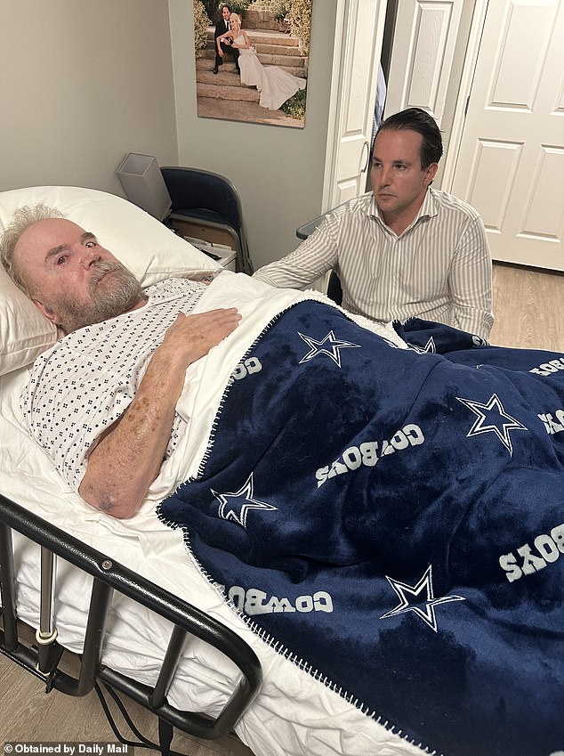 The judge ruled in Perry’s favor in May 2024, finding that Westcott (pictured with son Chart) was of sound mind and presented 'no persuasive evidence that he lacked capacity to enter into a real estate contract'