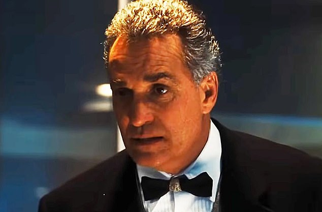 The actor had been a Vegas resident since 1992, and until recently performed at the Dispensary Lounge. He played a casino manager in Ocean’s Eleven in 2001 (pictured)