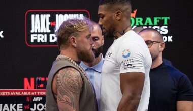 Tickets to Anthony Joshua 's controversial fight against YouTuber-turned-boxer Jake Paul in Miami next month have been released, and early signs show sellers are maximising interest