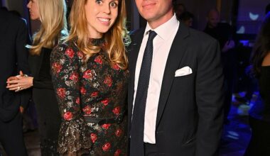 Princess Beatrice and Edoardo Mozzi pictured last month. Their Cotswolds home has been threatened by a bird flu outbreak