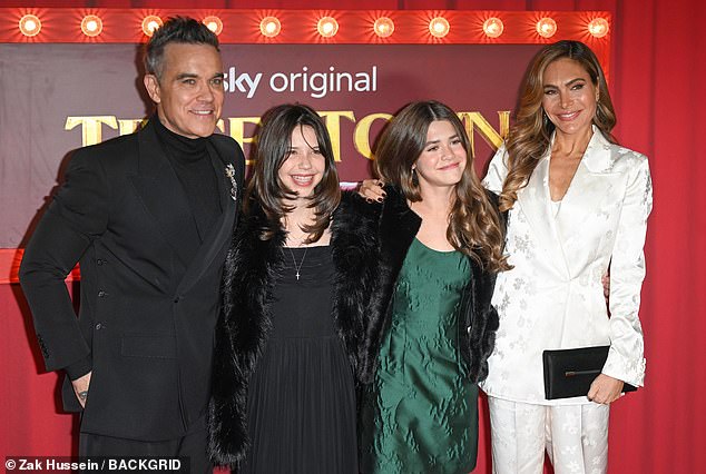 Teddy is following in her famous parents' footsteps after landing her first major film role; pictured with a friend