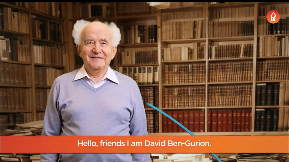 A4BGU brings David Ben-Gurion to life for Ben-Gurion Day in the USA