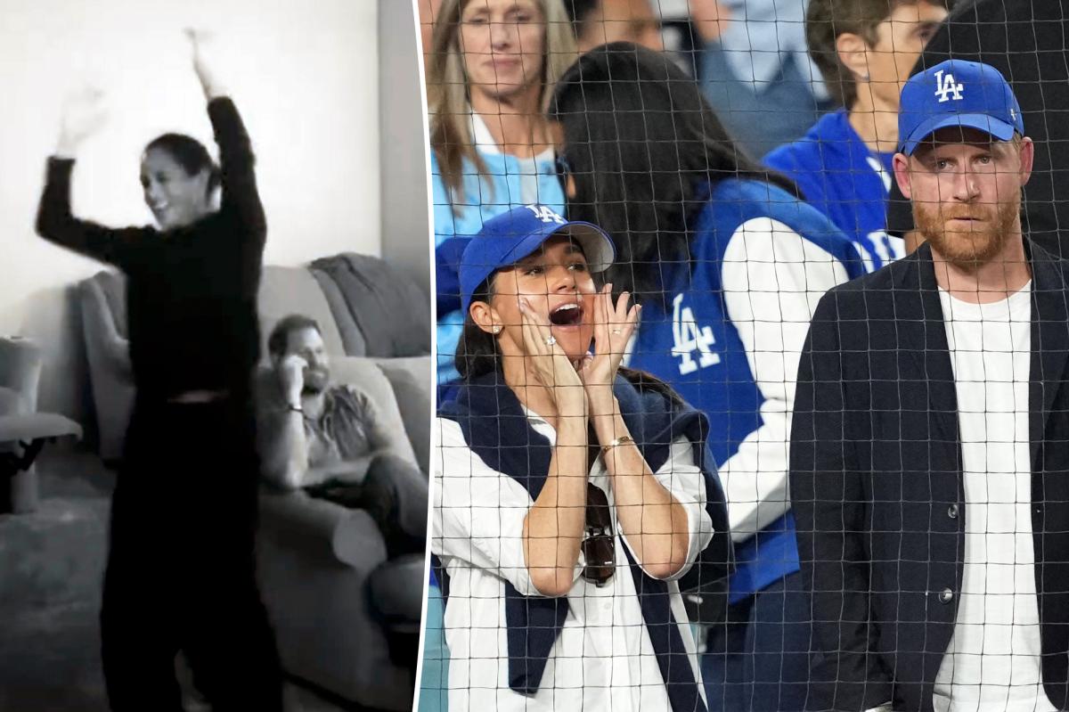 Why fans think Meghan Markle's 'irritating' World Series celebration with Prince Harry was 'staged'