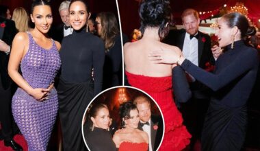 Meghan Markle and Prince Harry party with Kris Jenner, Kim Kardashian in new pics from momager's 70th birthday