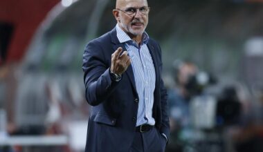 Spain coach De la Fuente apologizes for his post-game behavior