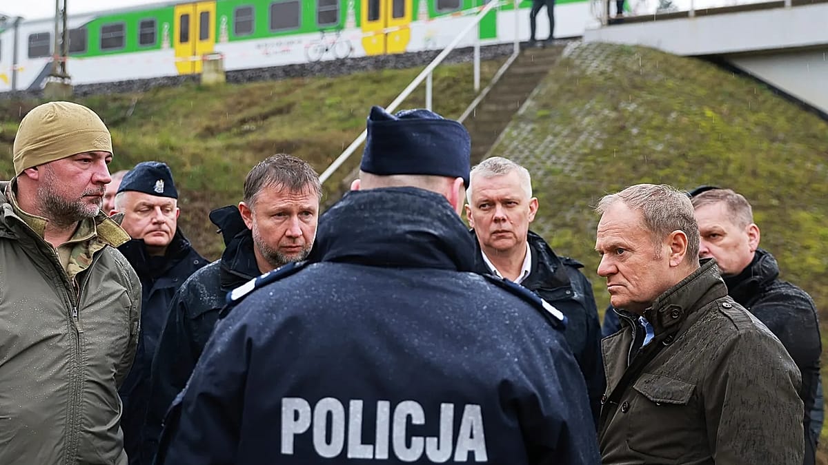 Poland blames Russian intelligence for blast on railway line to Ukraine