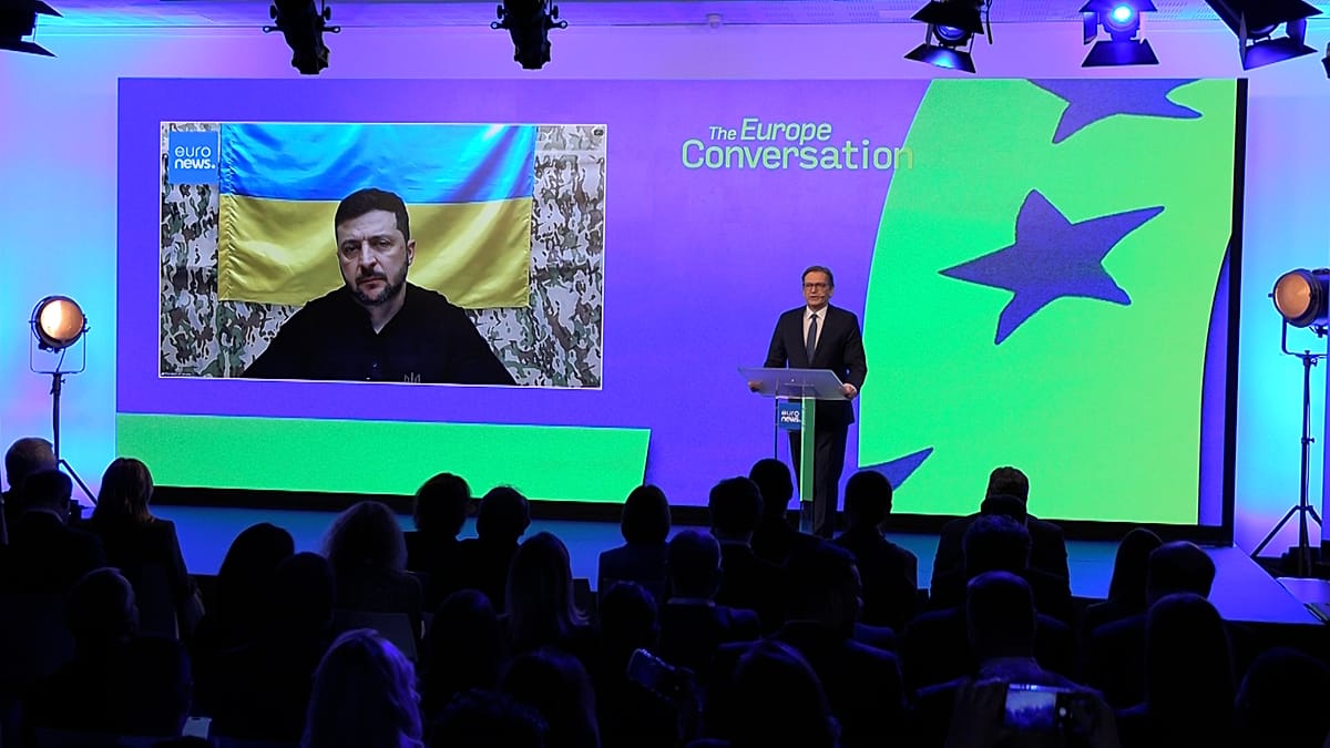 Exclusive: Zelenskyy says 'Ukraine's future is in the European Union'