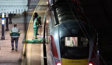 UK police detain two suspects after stabbings on a London-bound train hospitalised ten people