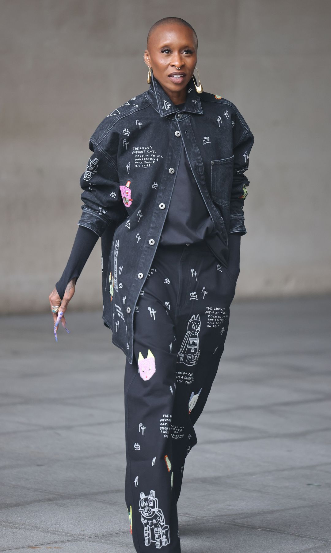  Cynthia Erivo at BBC Radio Studios promoting new movie 'Wicked: For Good' on November 10, 2025 in London, England