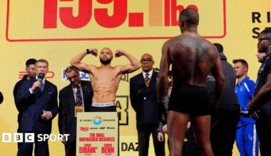 Relive Eubank vs Benn 2 weigh-in: Reaction, analysis of final face-off as Chris Eubank Sr misses event
