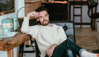 Oliver Jeffers: 'I want to be able to look my kids in the eye and say that I tried'