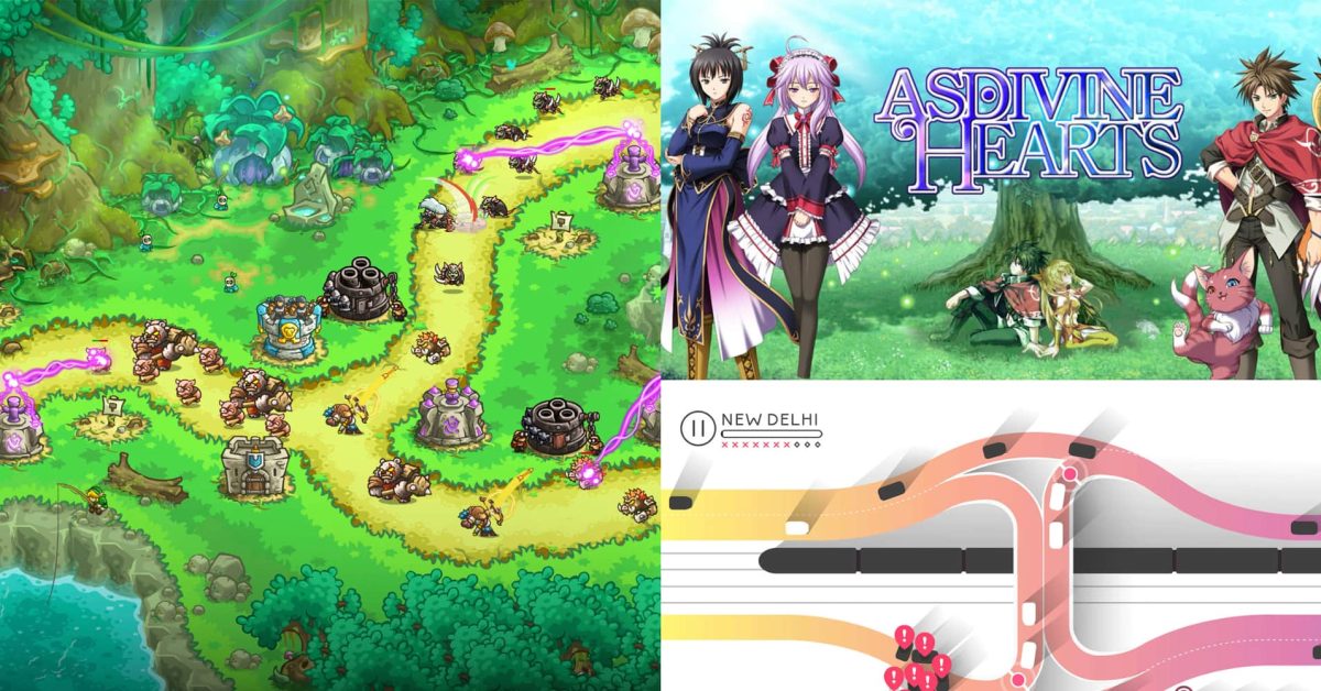 Kingdom Rush 5, Super Onion Boy 2, Asdivine Hearts, more