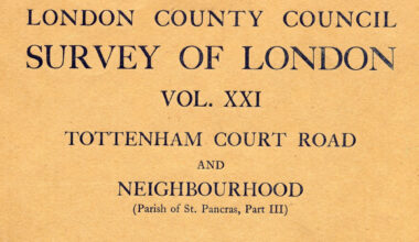 'The work of the Survey of London' - Camden History Society at Holborn Library