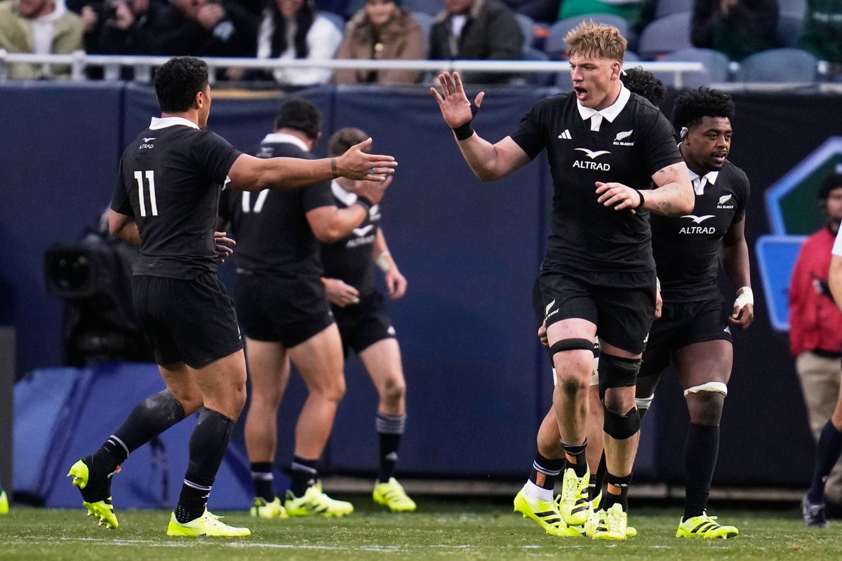 Ireland v New Zealand live: Result and reaction as All Blacks earn Chicago redemption with scrappy win