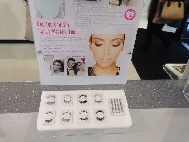 Kim Kardashian Eyelashes at the Kardashian Beauty store
