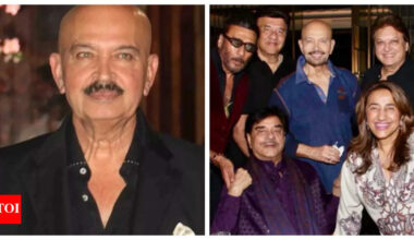 'Memorable evening with bestest of friends': Rakesh Roshan, Jackie Shroff, Shatrughan Sinha come together for Shashi Ranjan’s birthday |