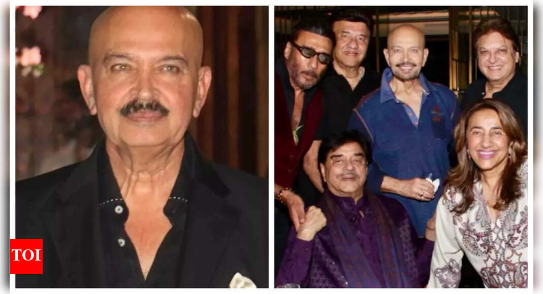 'Memorable evening with bestest of friends': Rakesh Roshan, Jackie Shroff, Shatrughan Sinha come together for Shashi Ranjan’s birthday |