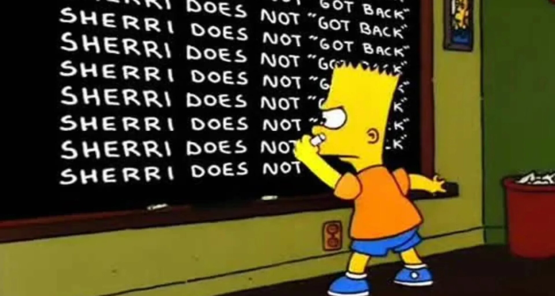 Bart in The Simpsons opening