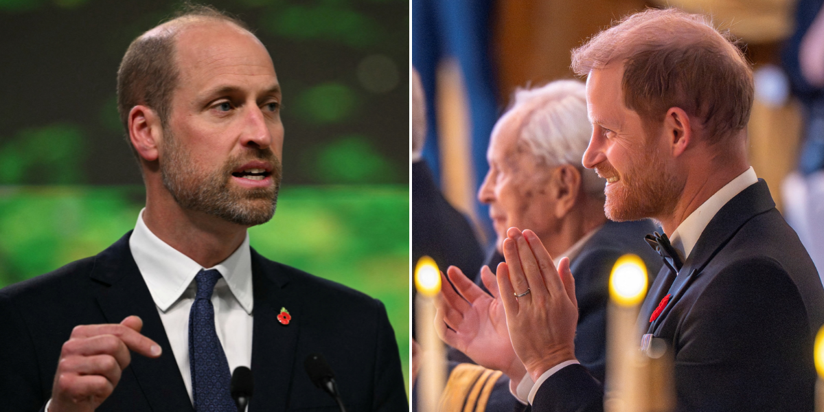 Prince Harry jokes about his own hairline after previously critiquing Prince William’s ‘alarming baldness’