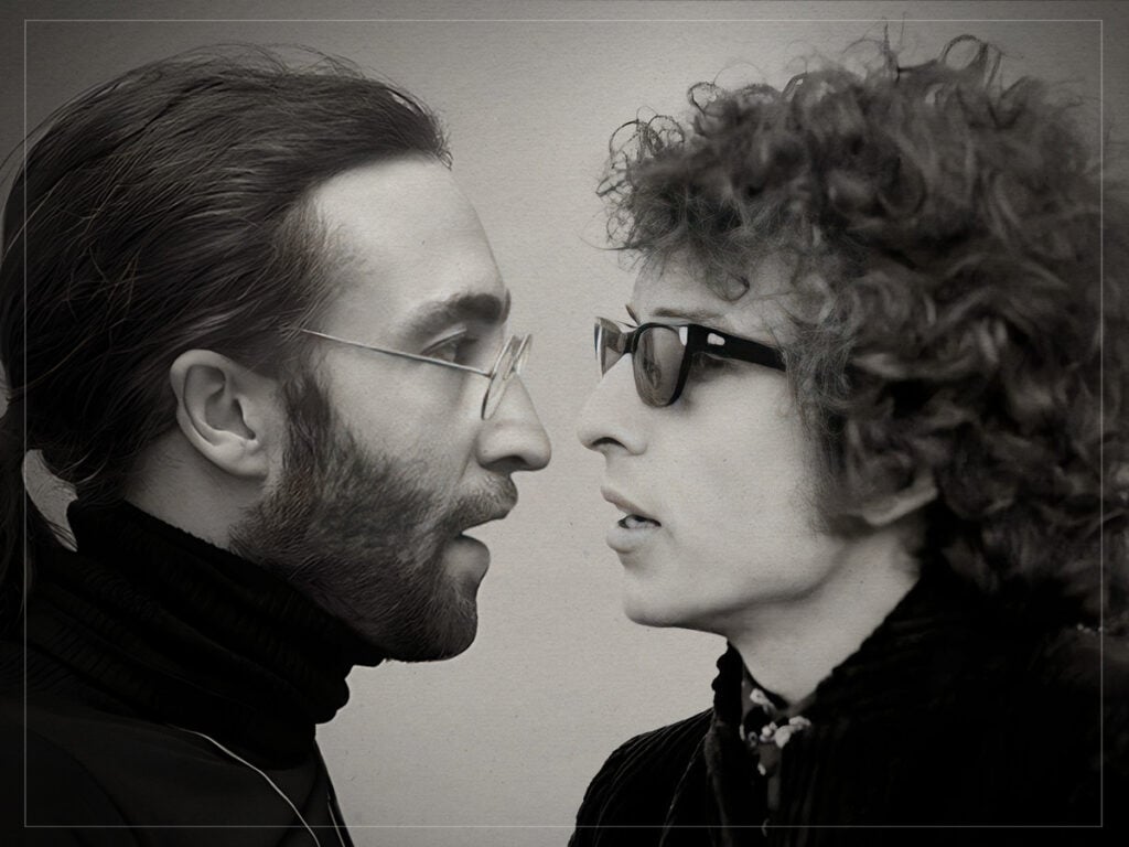 John Lennon - Bob Dylan - Split