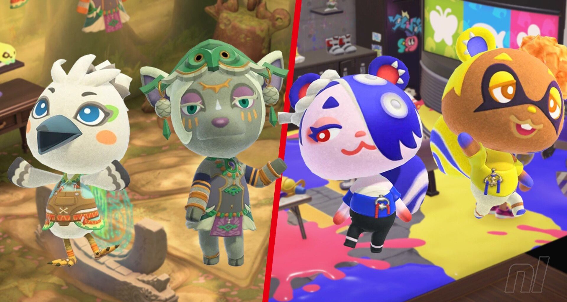 Animal Crossing: New Horizons: Zelda & Splatoon Villagers - All Compatible amiibo