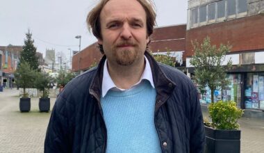 Erdington councillor Robert Alden in the high street. Credit: Alexander Brock. Permission for use for all LDRS partners.